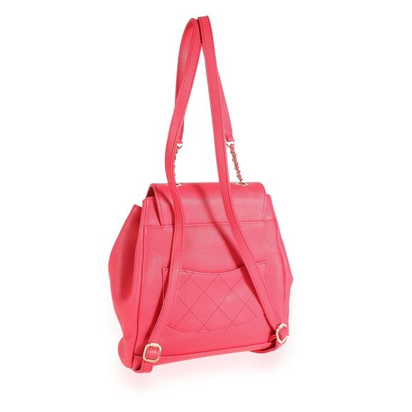 Chanel Berry Caviar Quilted Business Affinity Backpack - Picture 3 of 7